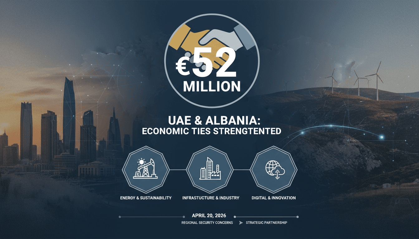 UAE and Albania Strengthen Economic Ties Amid Regional Security Concerns