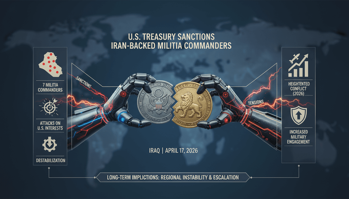 U.S. Treasury Sanctions Seven Iranian-Backed Militia Commanders in Iraq