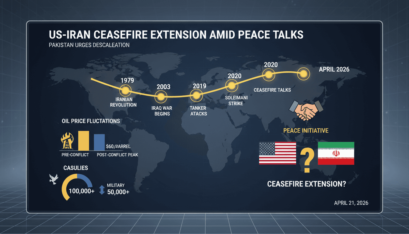 Pakistan Calls for US-Iran Ceasefire Extension Amid Ongoing Peace Talks