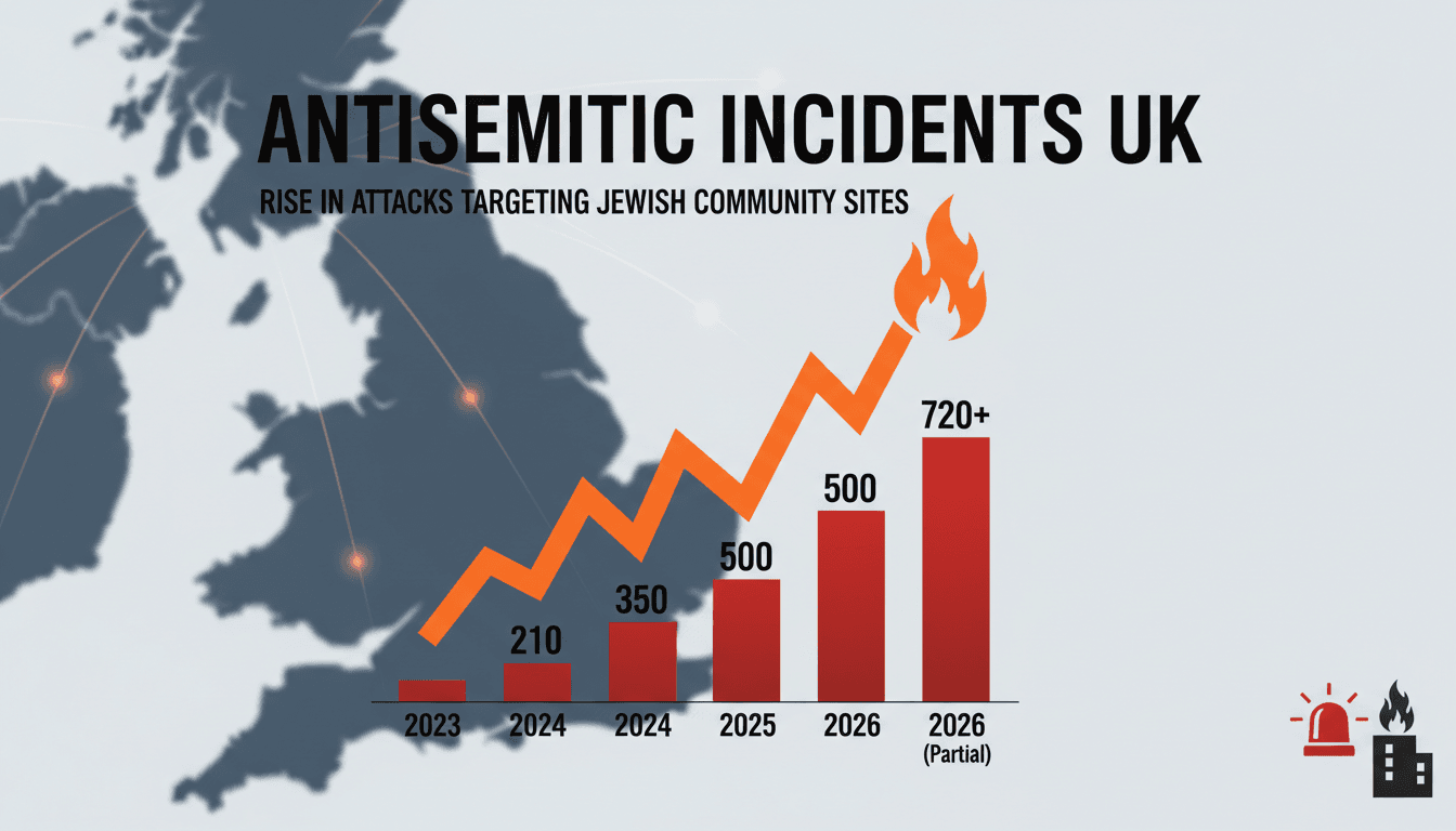 17-Year-Old Charged with Arson at Kenton United Synagogue Amid Antisemitic Attacks