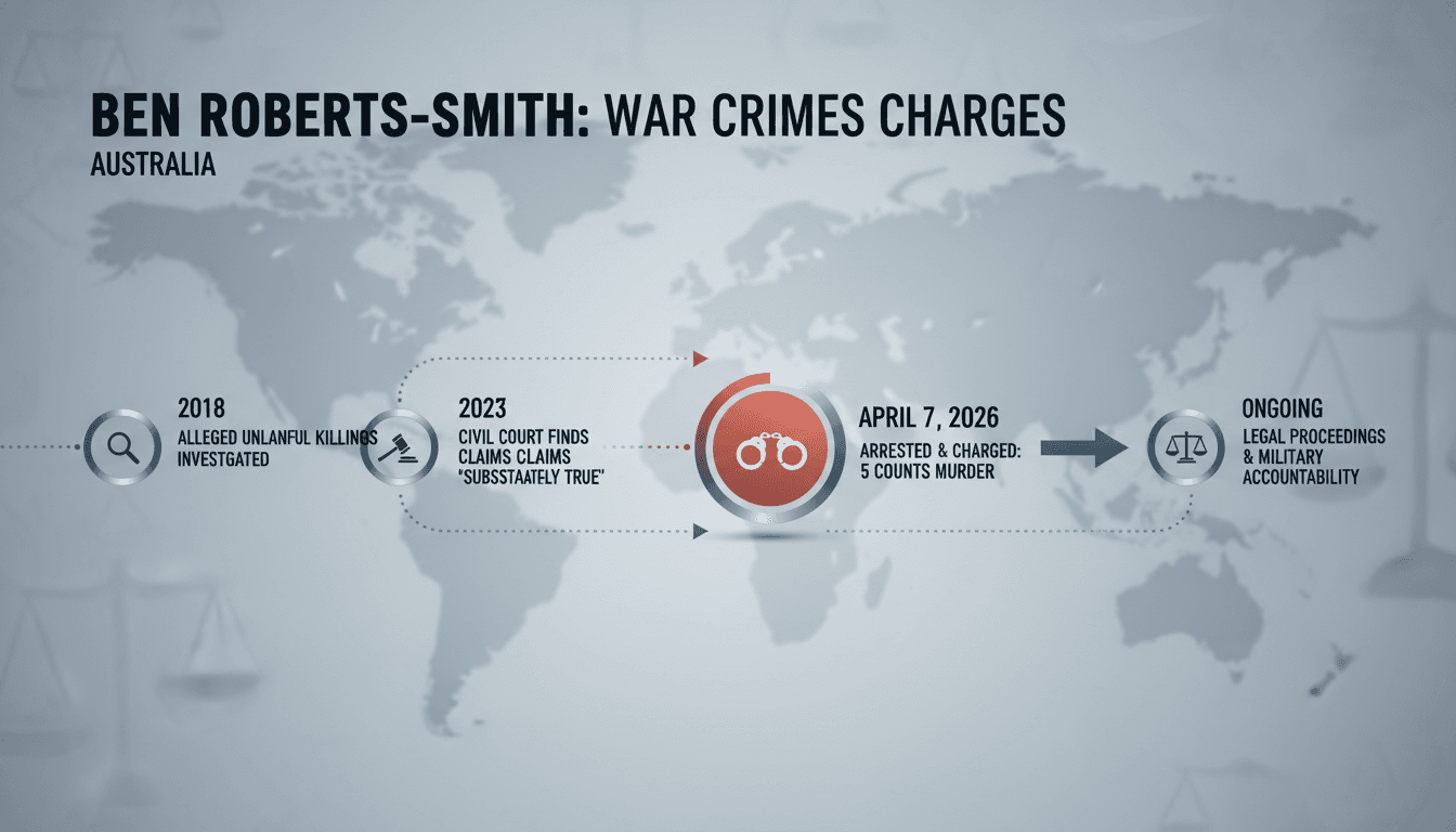 Ben Roberts-Smith Charged with War Crimes in Australia