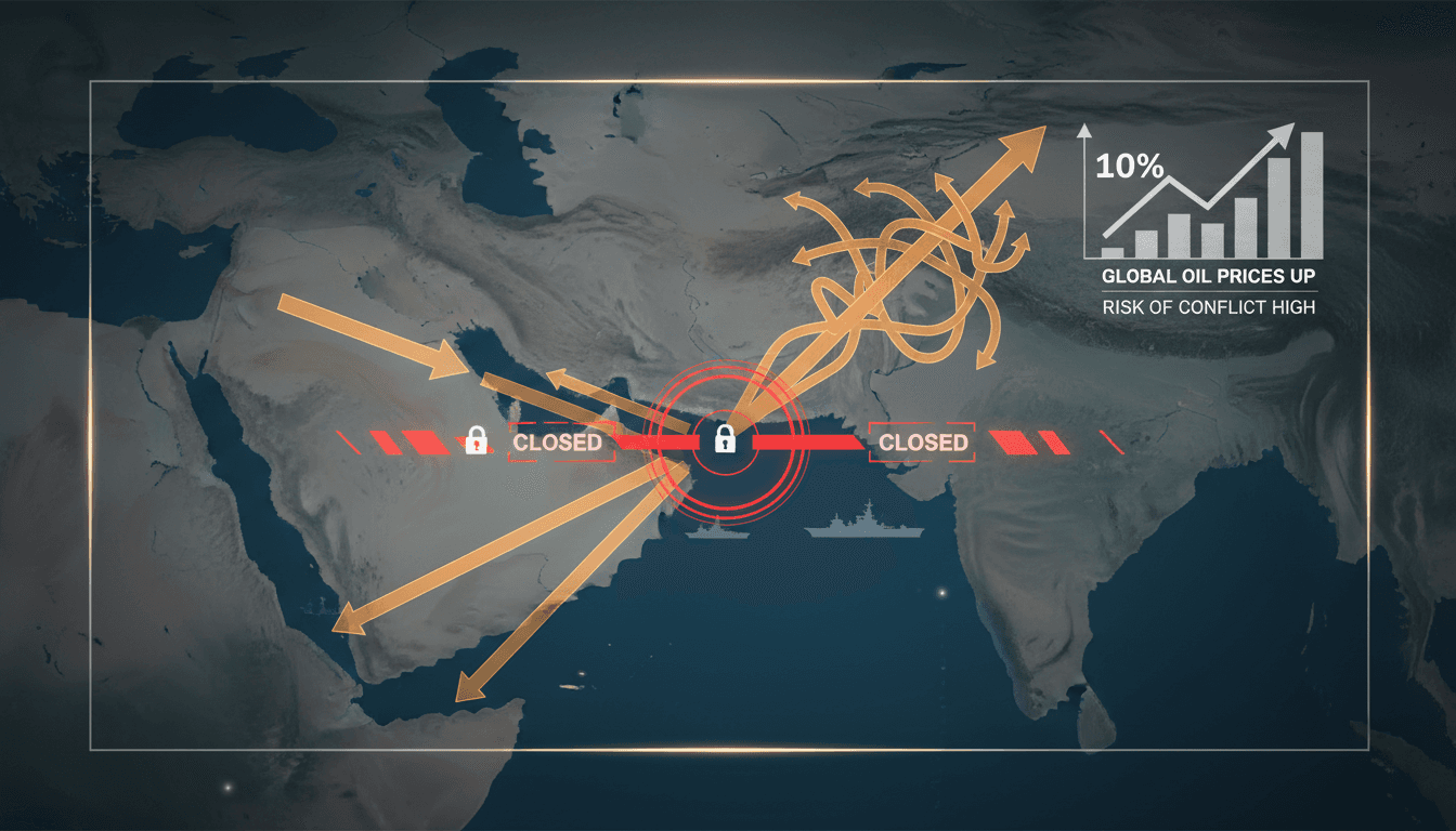 Iran Closes Strait of Hormuz Again Amid U.S. Naval Blockade