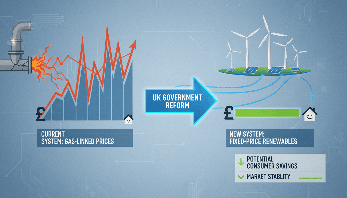 UK Government Proposes Electricity Price Reforms to Decouple from Gas Markets