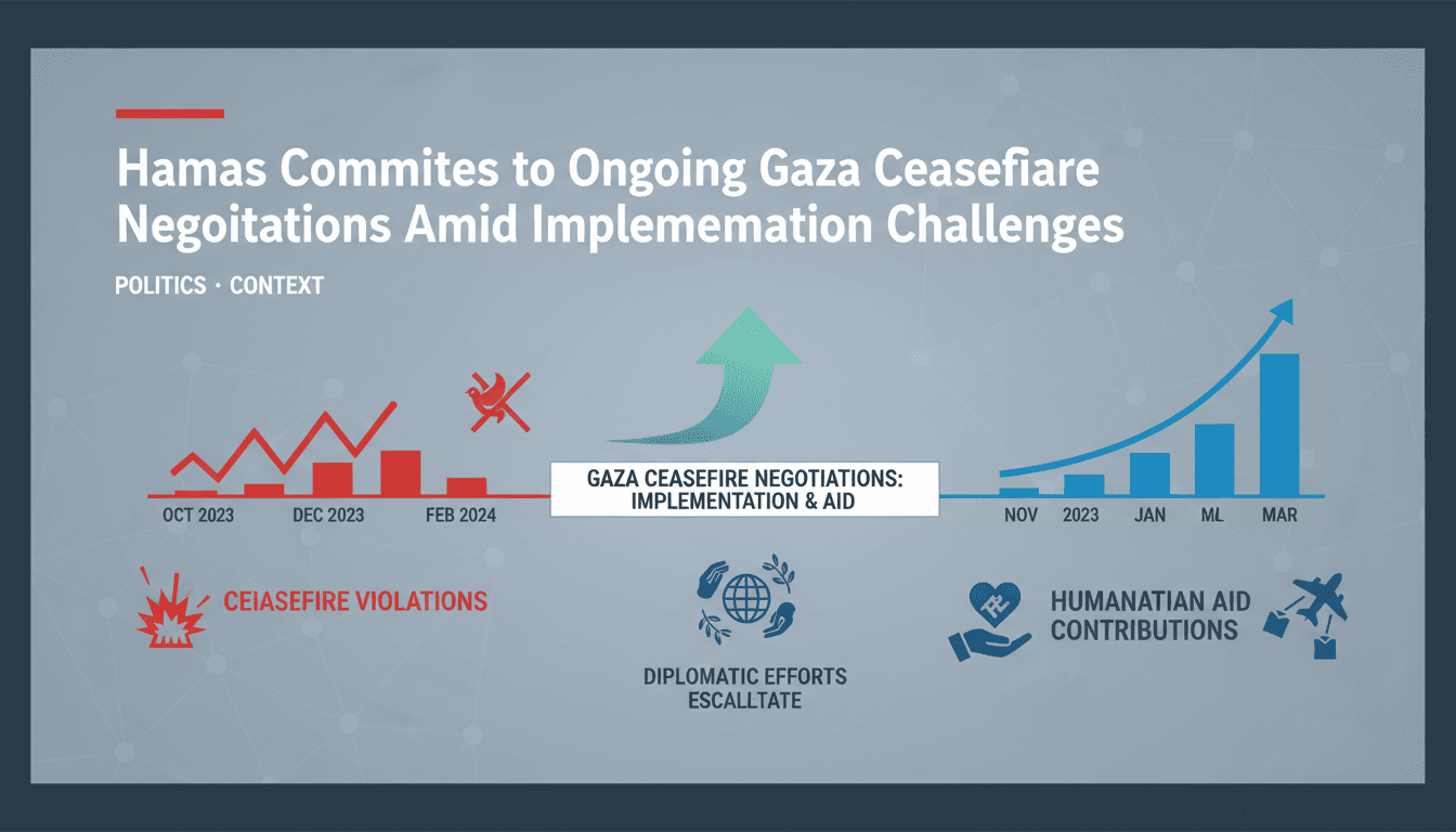 Hamas Commits to Ongoing Gaza Ceasefire Negotiations Amid Implementation Challenges