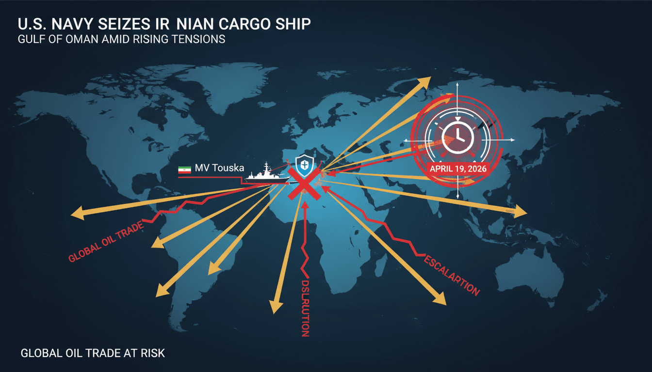 U.S. Navy Seizes Iranian Cargo Ship in Gulf of Oman Amid Rising Tensions