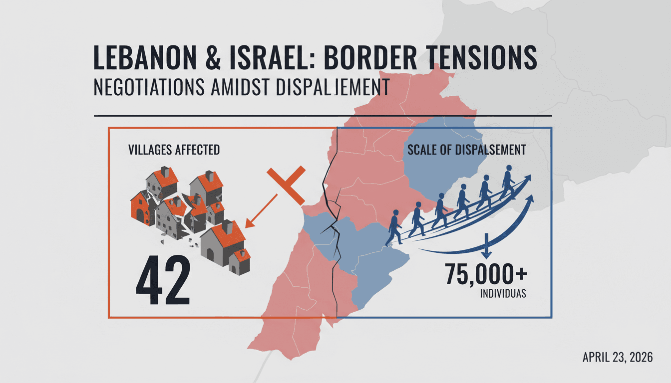 Lebanon and Israel Set for Direct Negotiations Amid Ongoing Border Tensions
