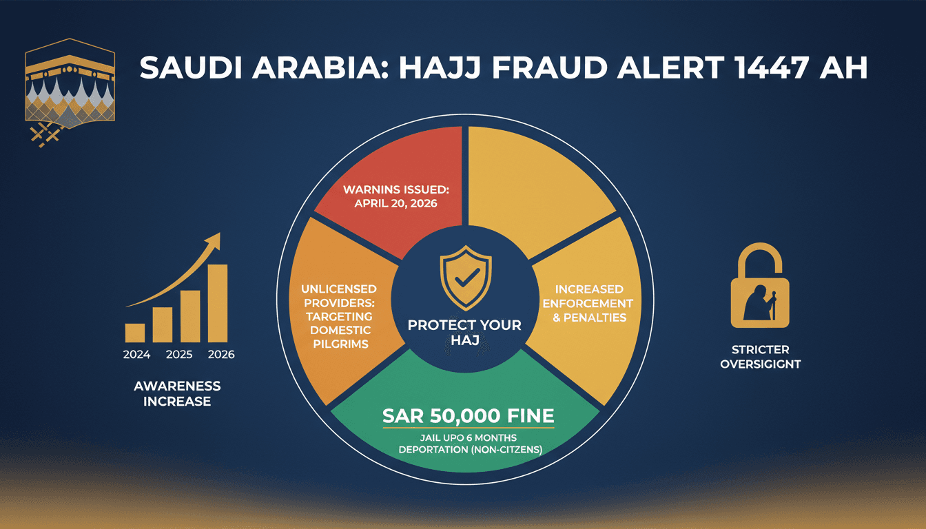 Saudi Arabia Issues Warning Against Fraudulent Hajj Campaigns Ahead of 1447 AH Pilgrimage