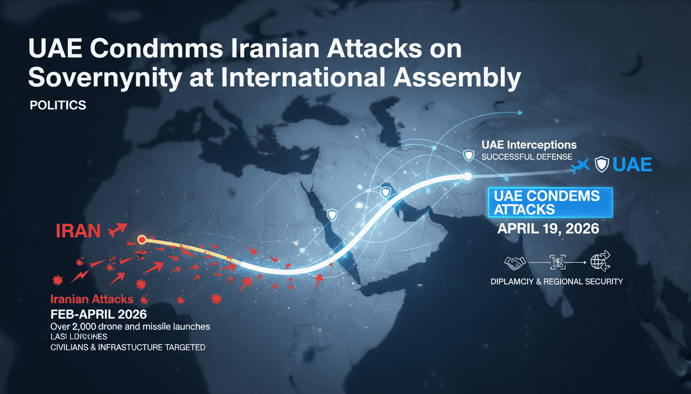 UAE Condemns Iranian Attacks on Sovereignty at International Assembly