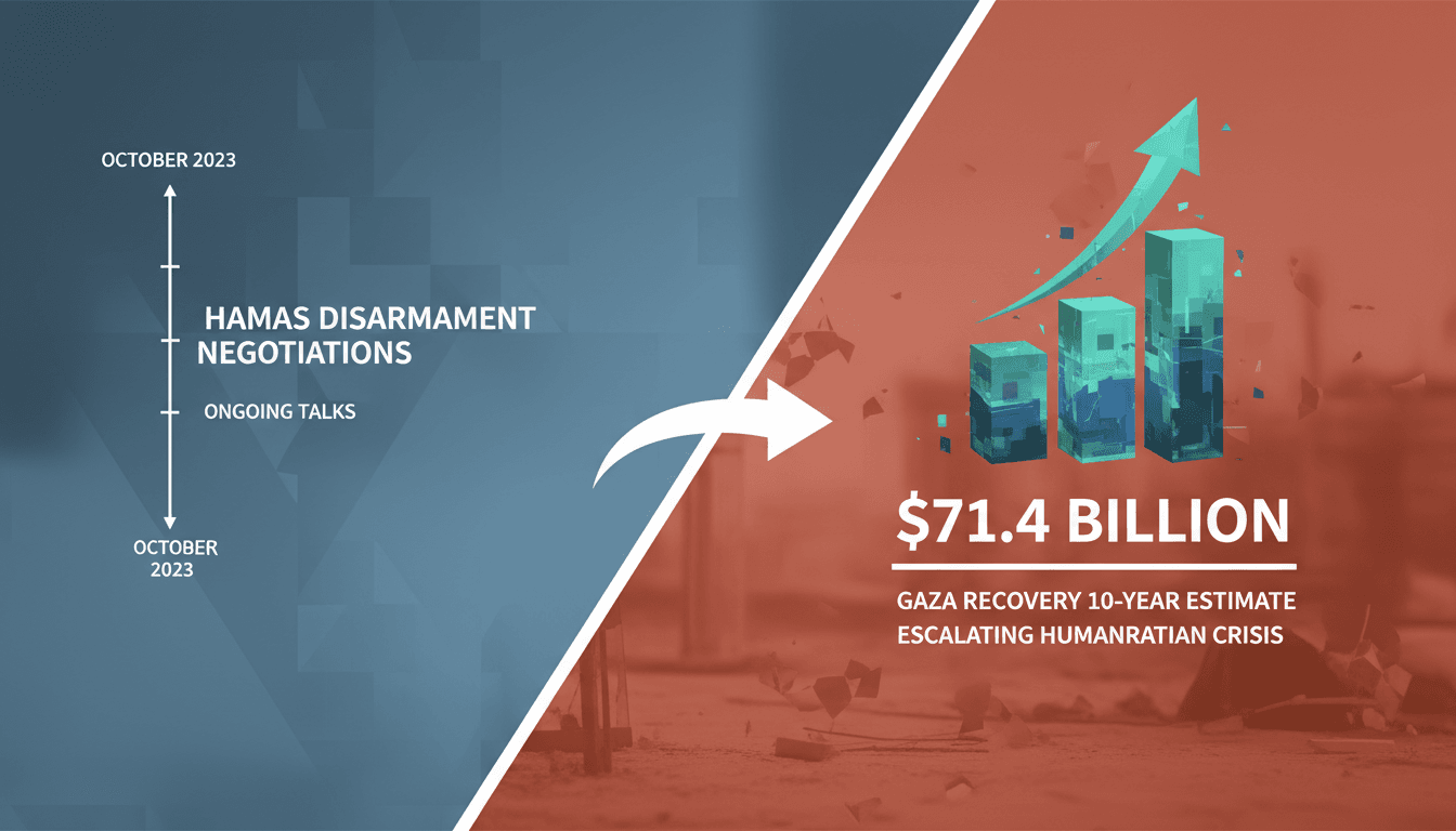 Ongoing negotiations for Hamas disarmament highlight worsening humanitarian crisis in Gaza