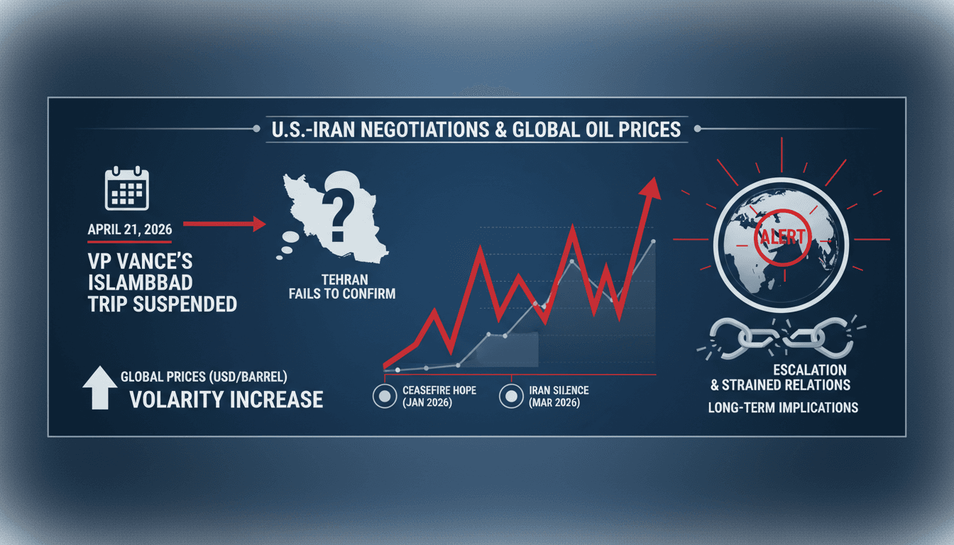 U.S. Vice President J.D. Vance's Trip to Islamabad Suspended Amid Iran Negotiation Uncertainty