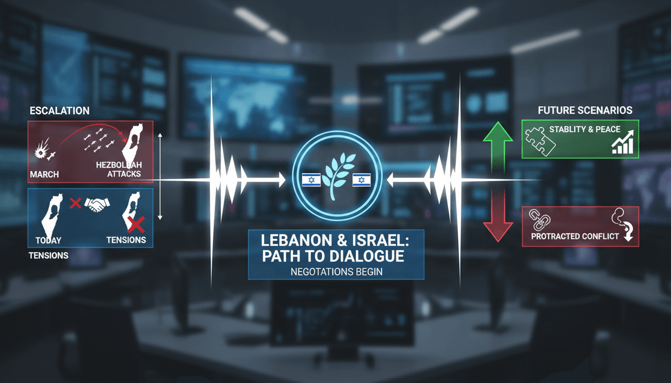 Lebanon initiates negotiations with Israel to cease hostilities and occupation