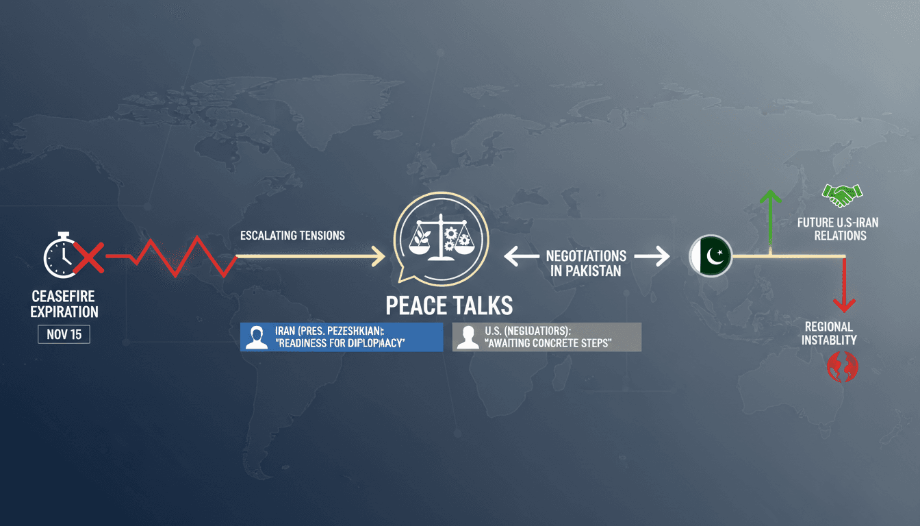 Iran expresses willingness for peace talks with the U.S. amid ceasefire expiration