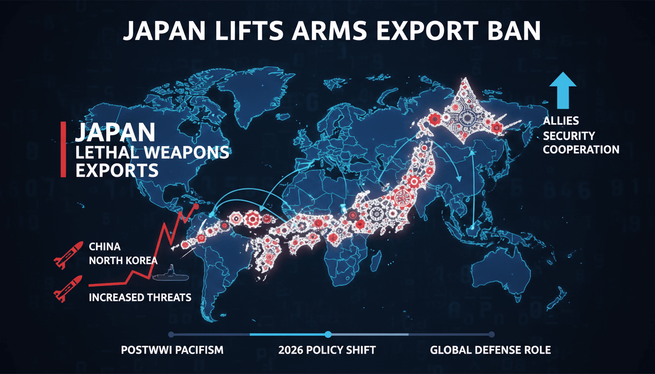 Japan Lifts Restrictions on Lethal Weapons Exports in Historic Policy Change