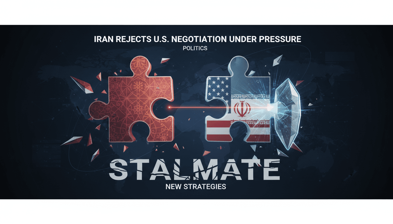 Iran Rejects U.S. Negotiation Under Pressure