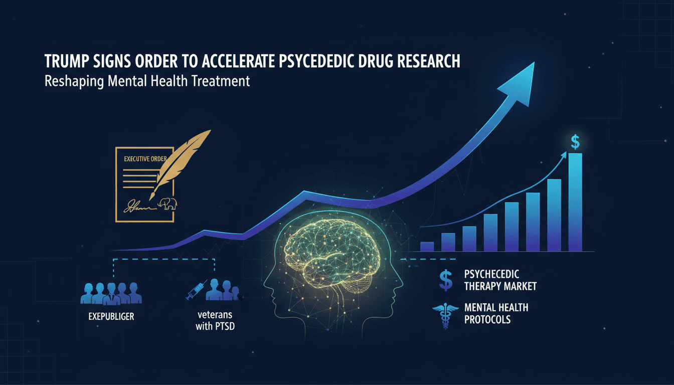 Trump signs executive order to accelerate psychedelic drug research for mental health
