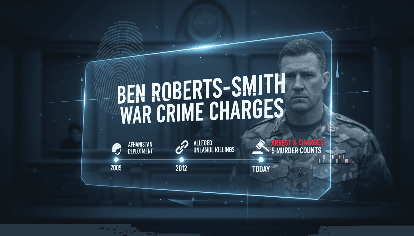 Ben Roberts-Smith Arrested on War Crime Charges in Australia