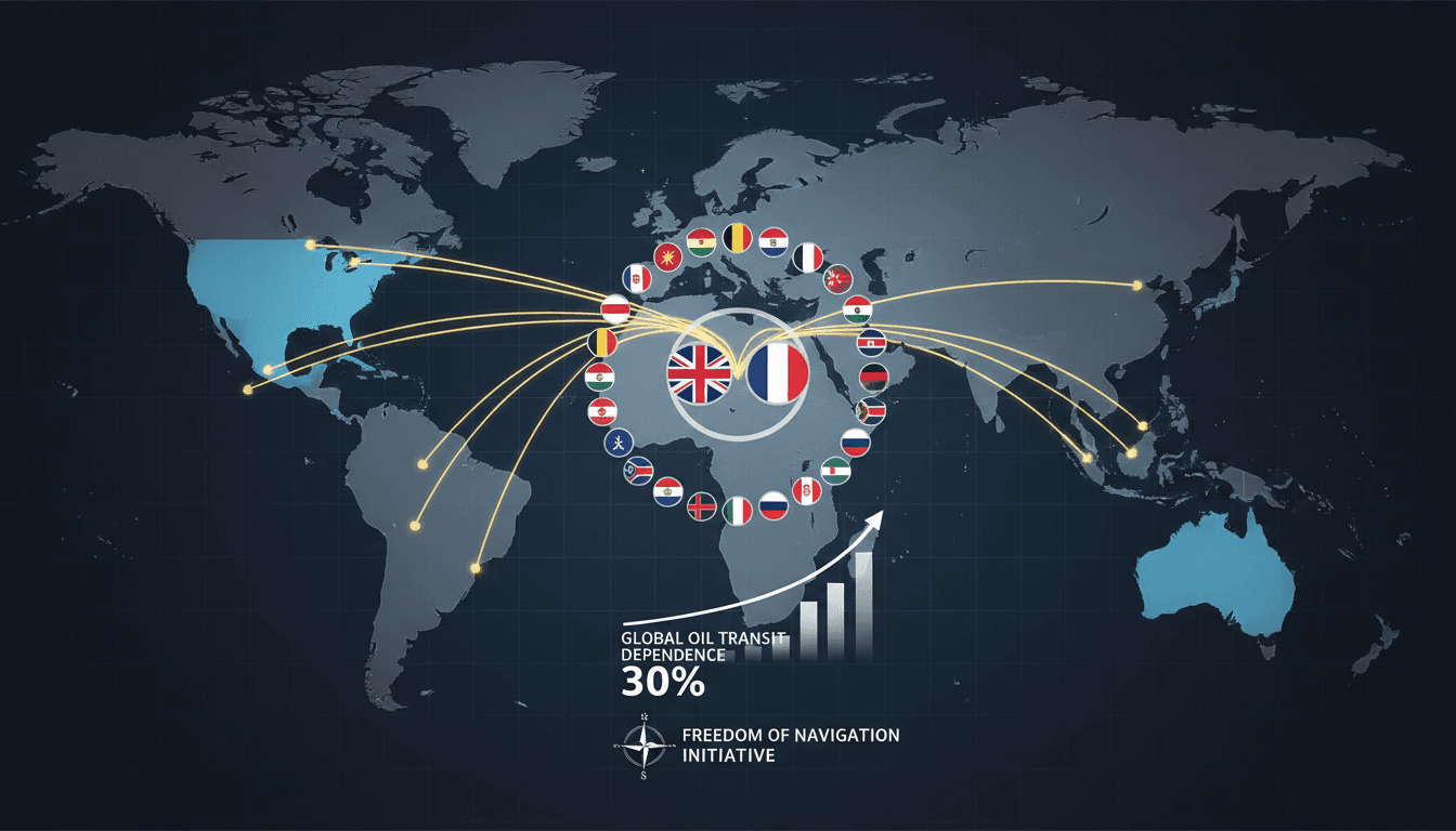 UK and France Lead Multinational Military Planning for Strait of Hormuz Reopening