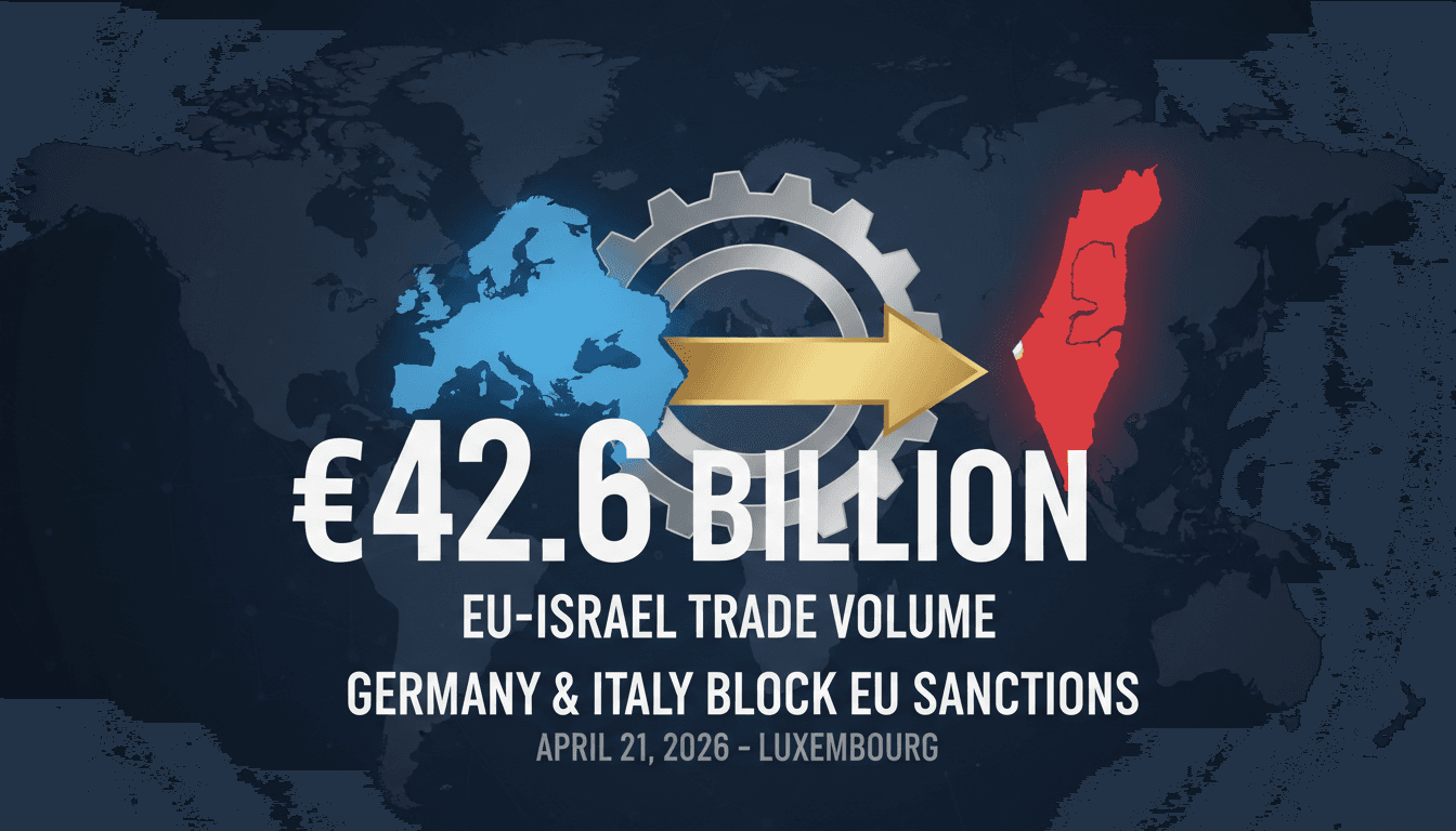 Germany and Italy Block EU Proposal to Suspend Association Agreement with Israel