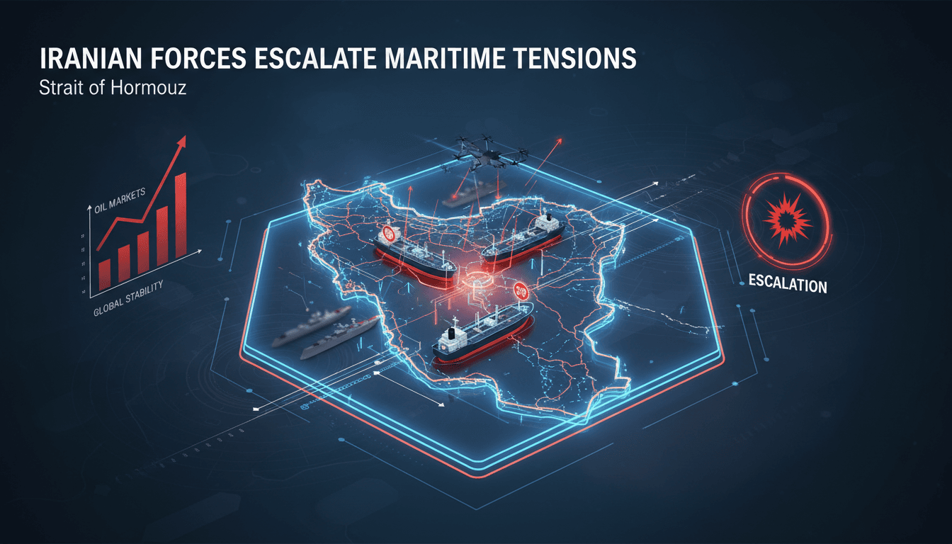 Iranian Forces Escalate Maritime Tensions in Strait of Hormuz
