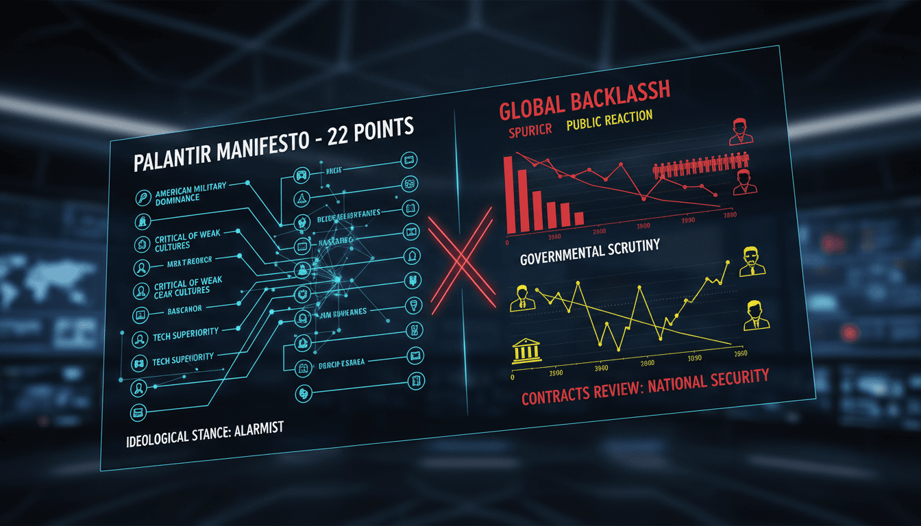 Palantir Technologies faces backlash over controversial military manifesto