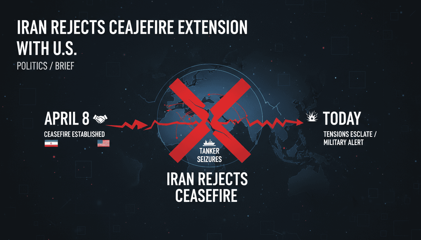 Iran Rejects Ceasefire Extension with the U.S. as Tensions Escalate