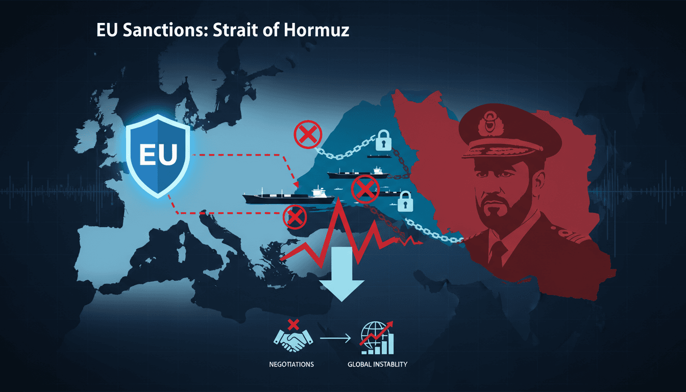 EU Expands Sanctions Against Iran Targeting Strait of Hormuz Officials