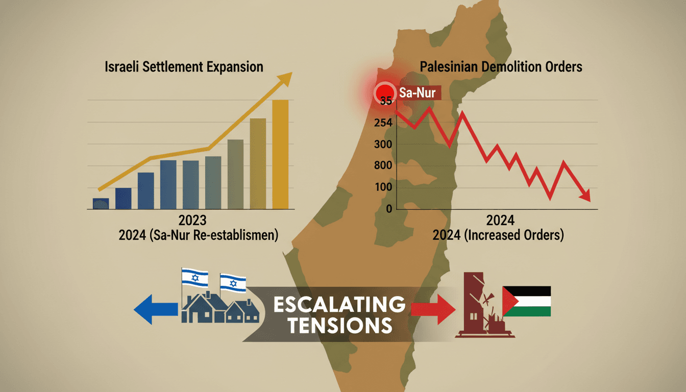 Israel re-establishes Sa-Nur settlement in the West Bank after 21 years