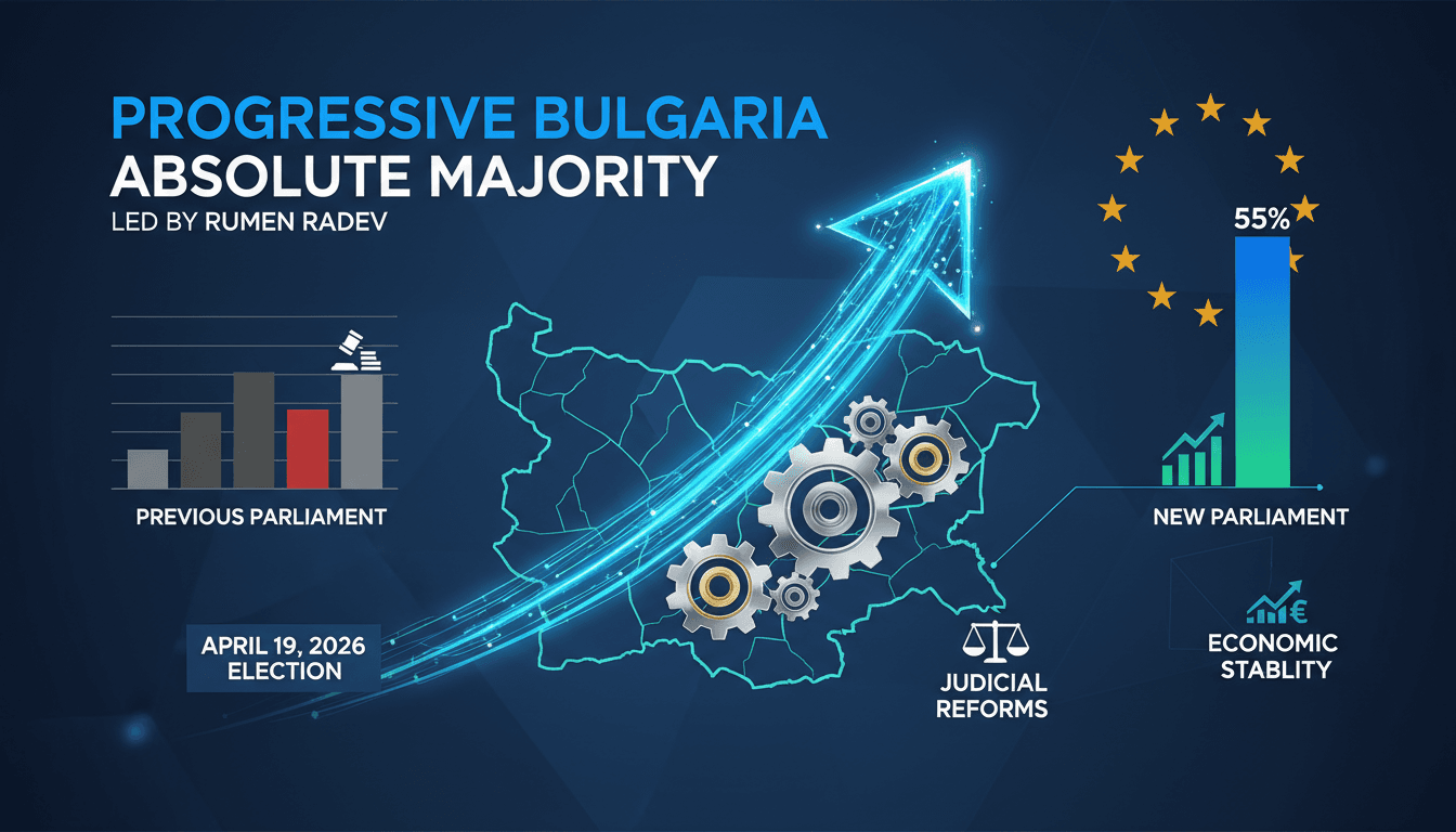 Progressive Bulgaria Wins Absolute Majority in Snap Election Led by Rumen Radev