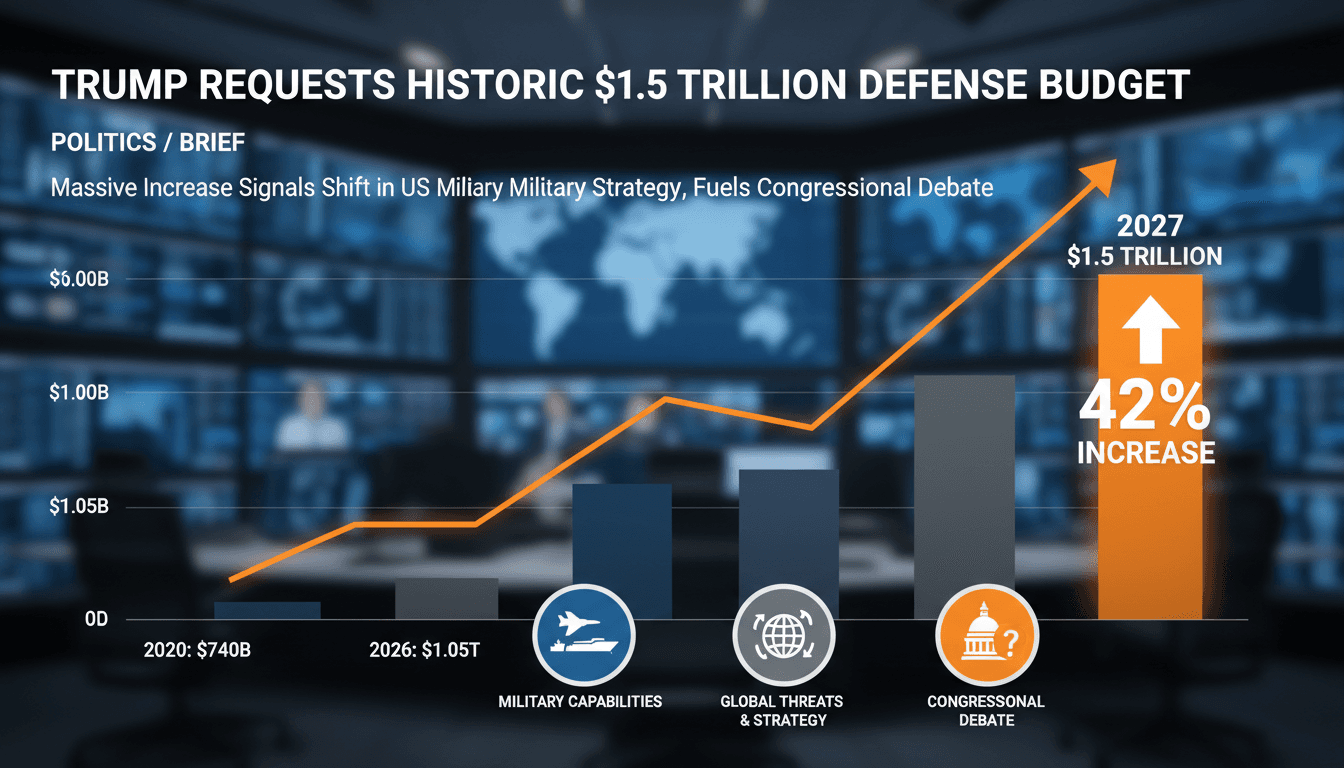 Trump Requests Historic $1.5 Trillion Defense Budget for 2027
