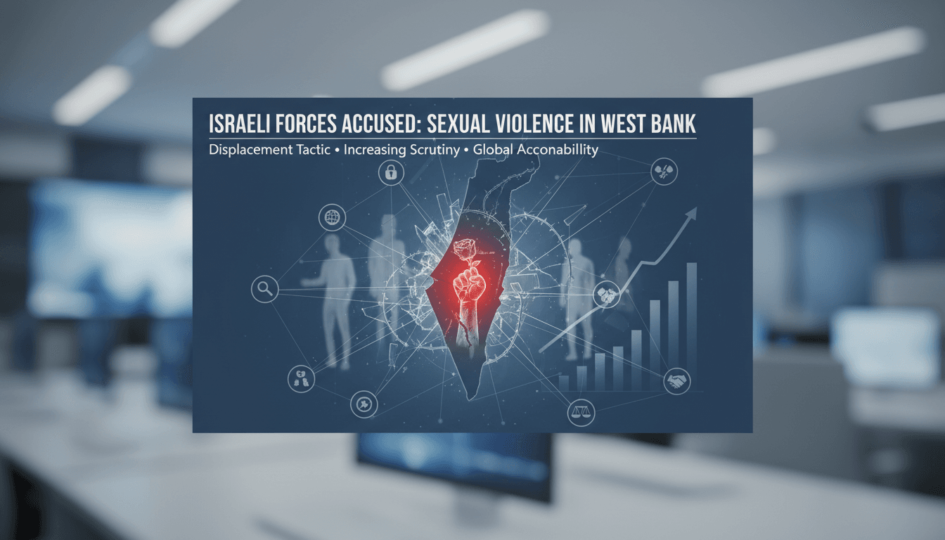 Israeli Forces Accused of Using Sexual Violence Against Palestinians in West Bank