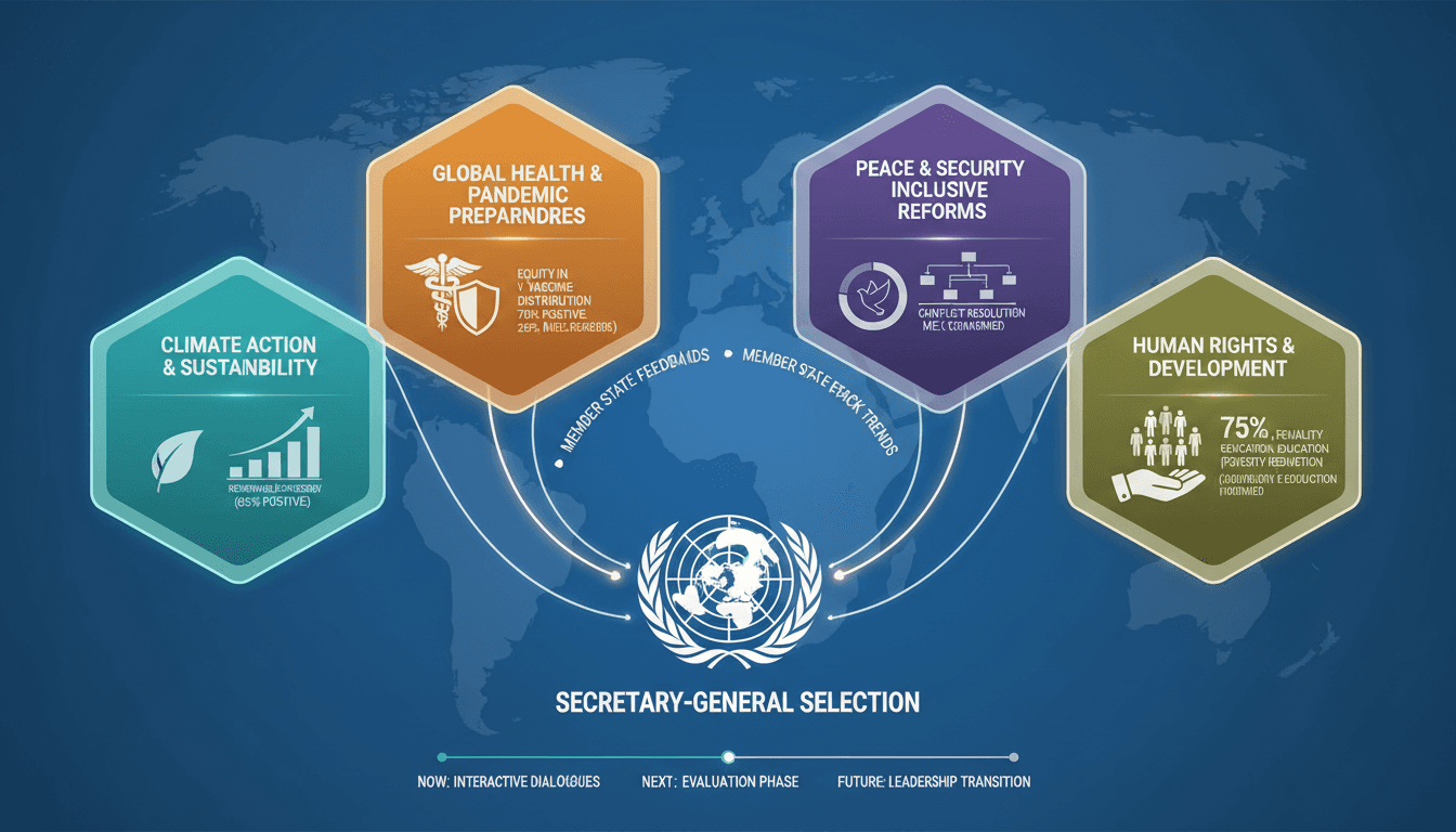 UN General Assembly Engages Four Candidates for Secretary-General Position