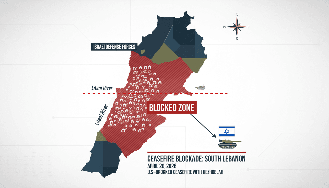 Israeli Defense Forces Block Return of Residents in Southern Lebanon Amid Ceasefire