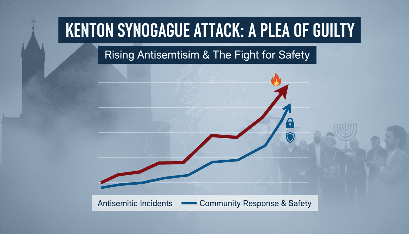 Teenager pleads guilty to arson attack on Kenton United Synagogue in London