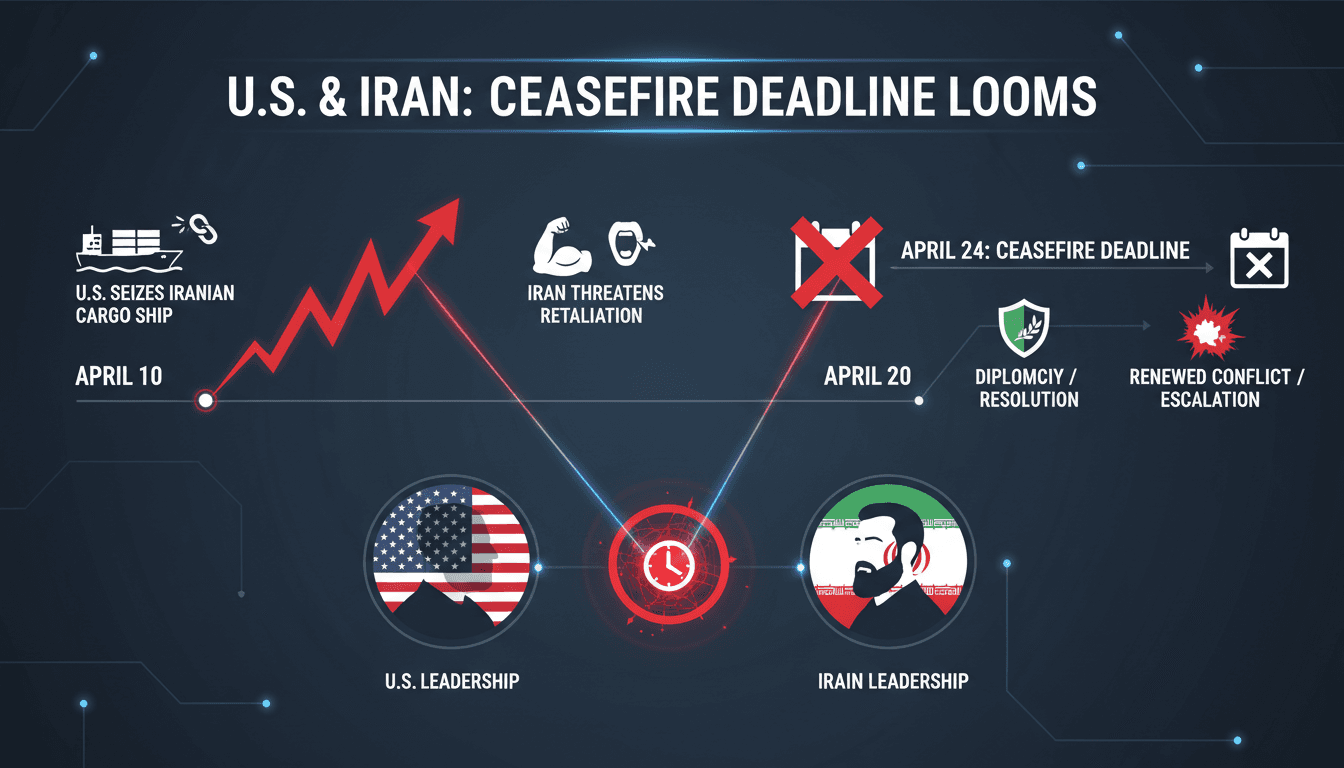 U.S. and Iran tensions escalate as ceasefire deadline approaches