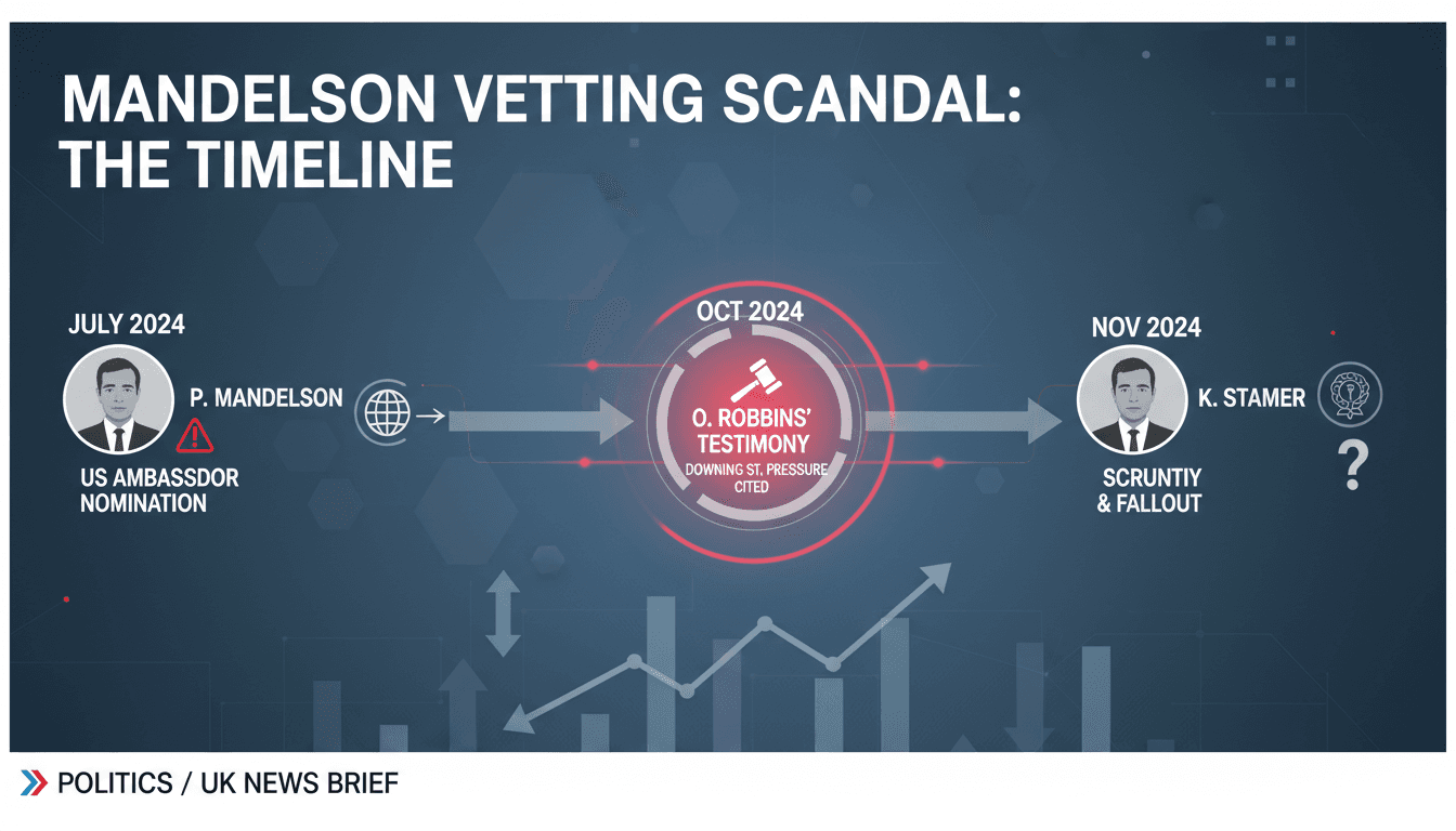 UK Prime Minister Keir Starmer Faces Scrutiny Over Mandelson Vetting Scandal