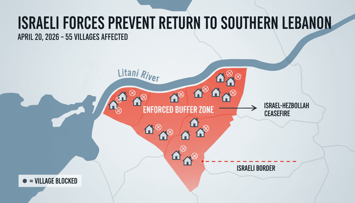Israeli Forces Prevent Return of Residents to Southern Lebanon Amid Ceasefire Enforcement