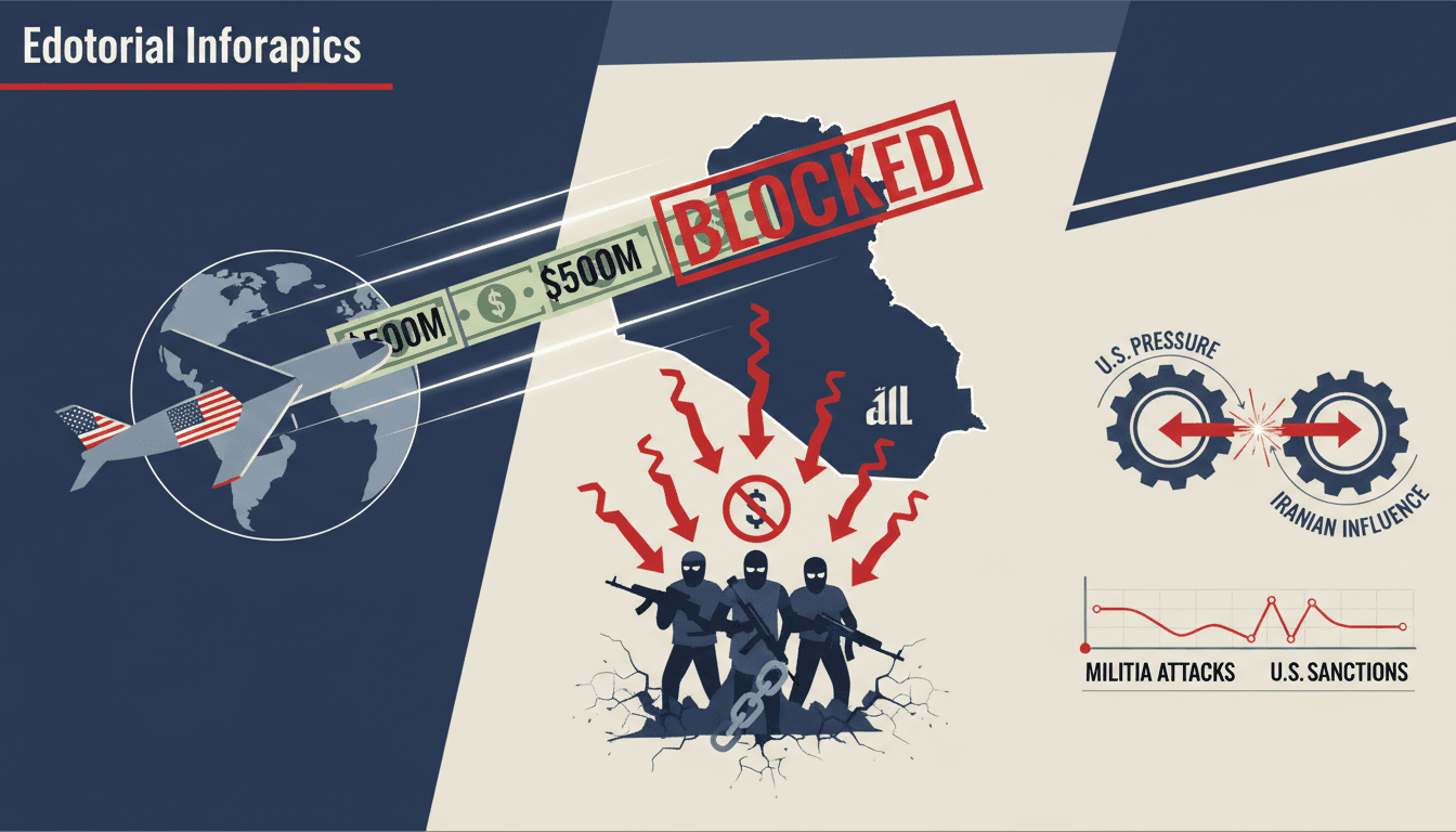 United States Blocks $500 Million in Dollar Shipments to Iraq to Pressure Against Iran-Backed Militias