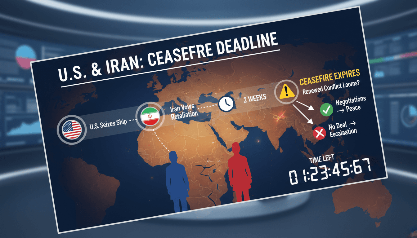 U.S. and Iran tensions escalate as ceasefire deadline approaches
