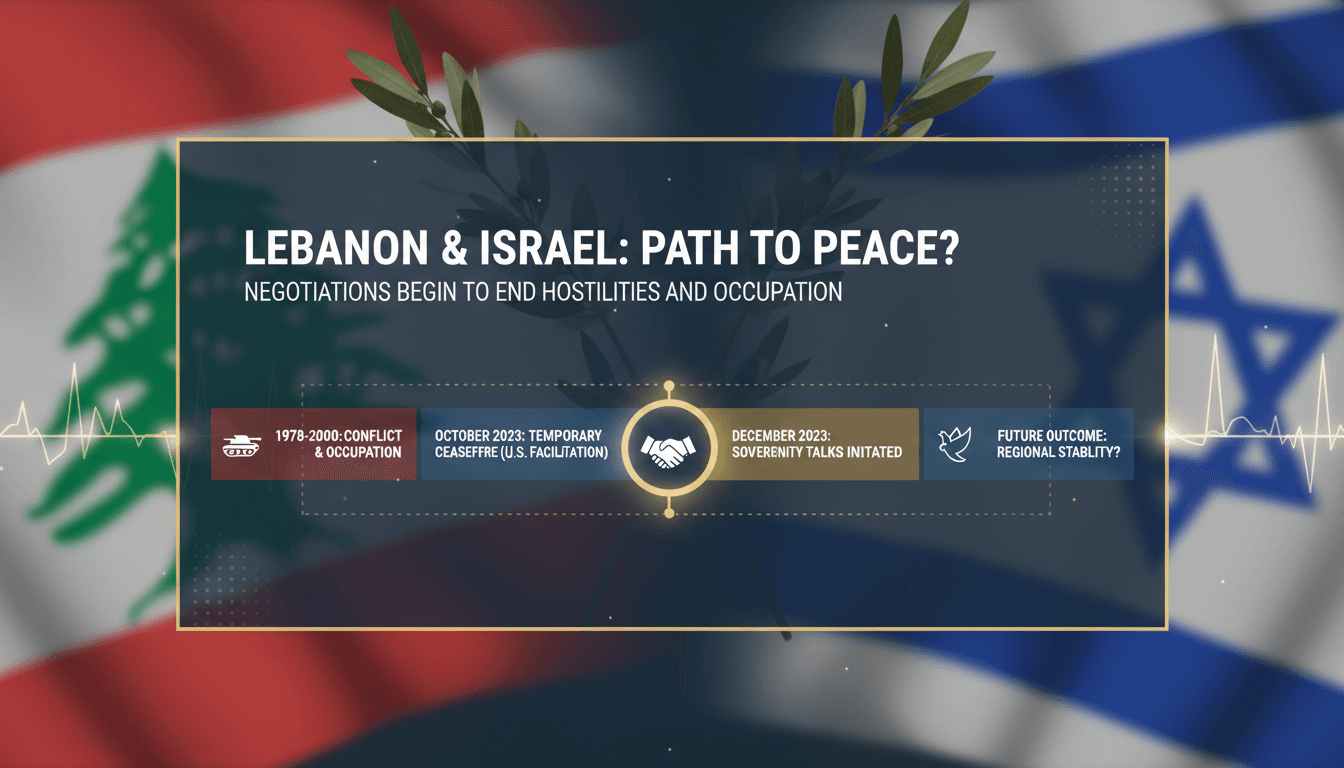 Lebanon initiates negotiations with Israel to end hostilities and occupation