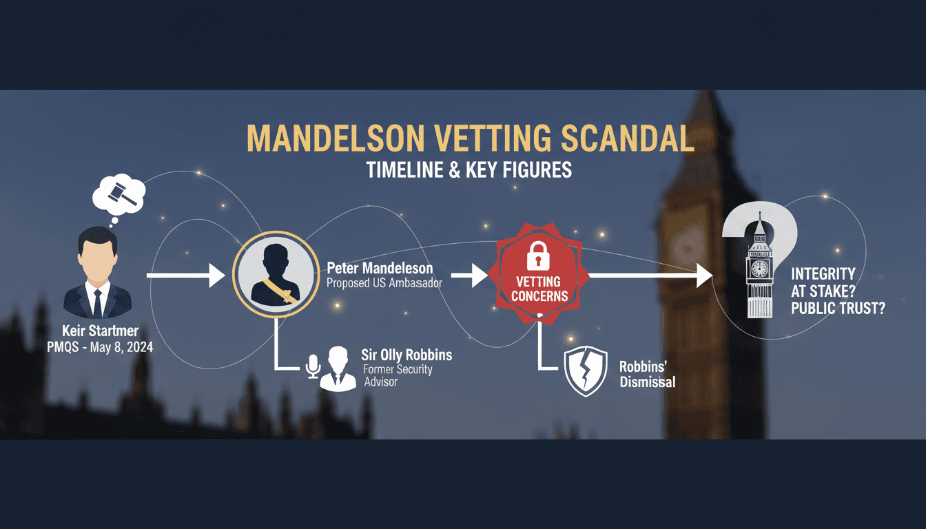 Keir Starmer Faces Scrutiny Over Peter Mandelson Vetting Controversy During PMQs