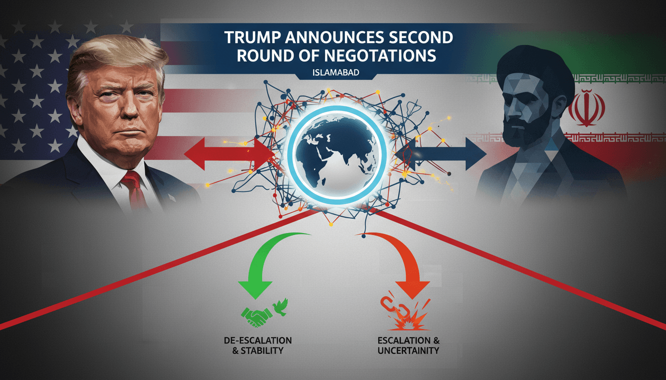 Trump Announces Second Round of Negotiations with Iran in Islamabad