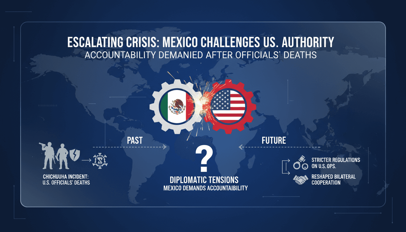 Diplomatic tensions escalate as Mexico demands accountability for deaths of U.S. officials