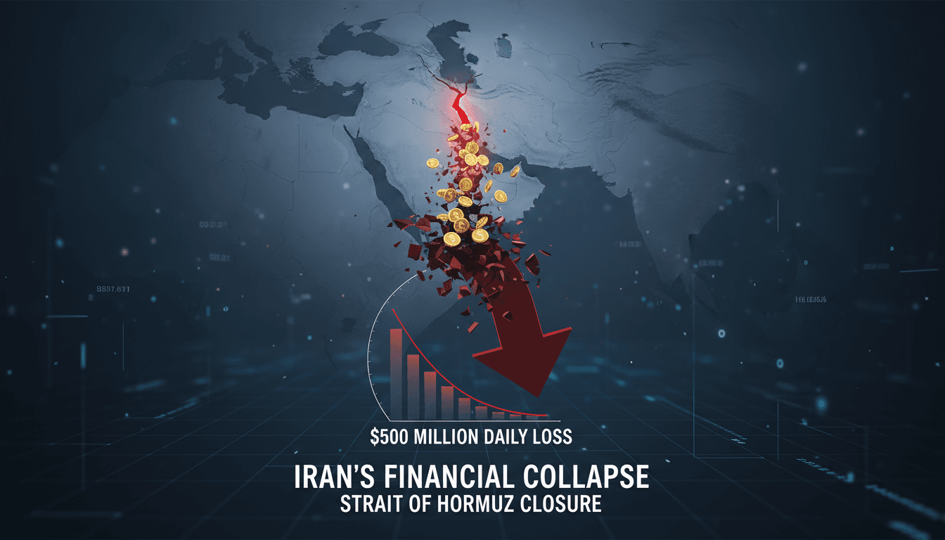 Trump highlights Iran's financial collapse linked to Strait of Hormuz closure
