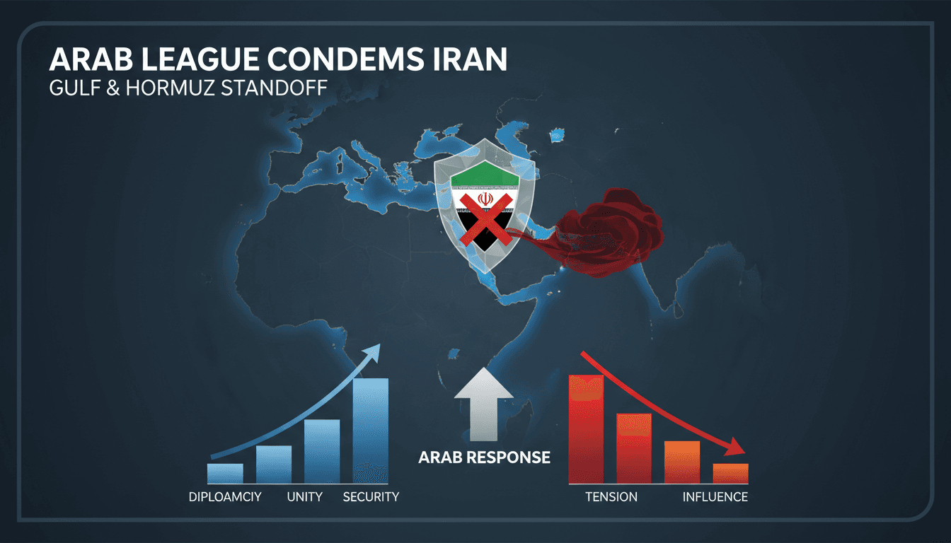 Arab League Condemns Iran's Claims Over Gulf and Strait of Hormuz