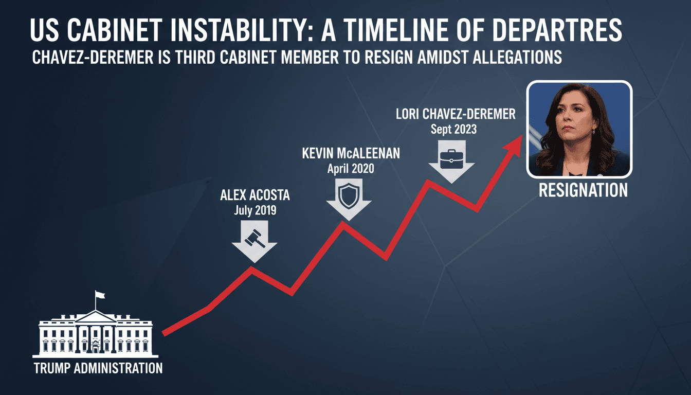 US Labor Secretary Lori Chavez-Deremer resigns amid misconduct allegations