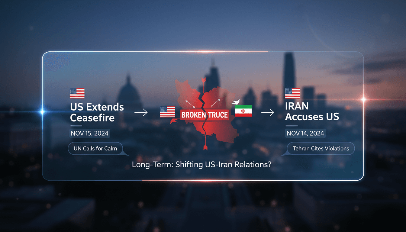 US Extends Ceasefire with Iran Amid Accusations of Truce Breach