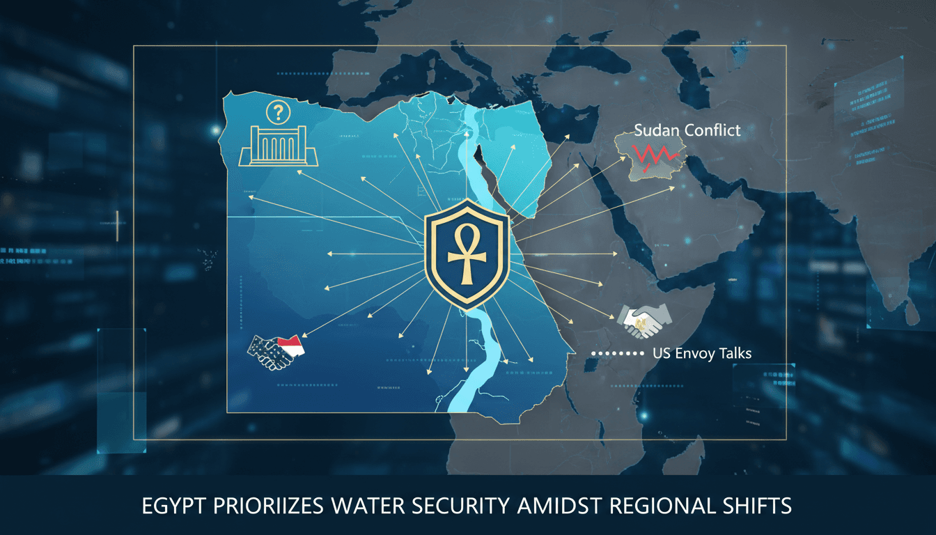 Egypt emphasizes water security in talks with US envoy amid regional instability
