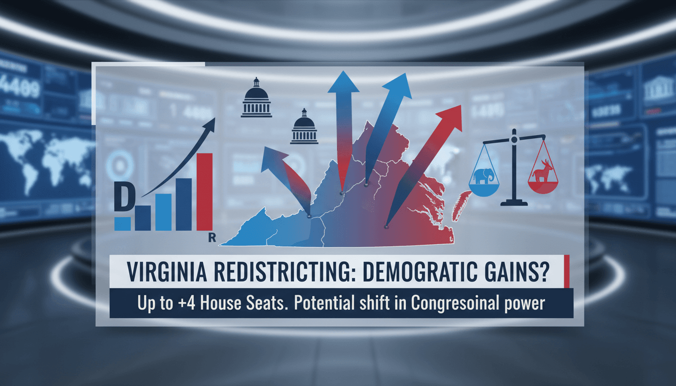 Virginia voters approve new congressional redistricting map enhancing Democratic representation