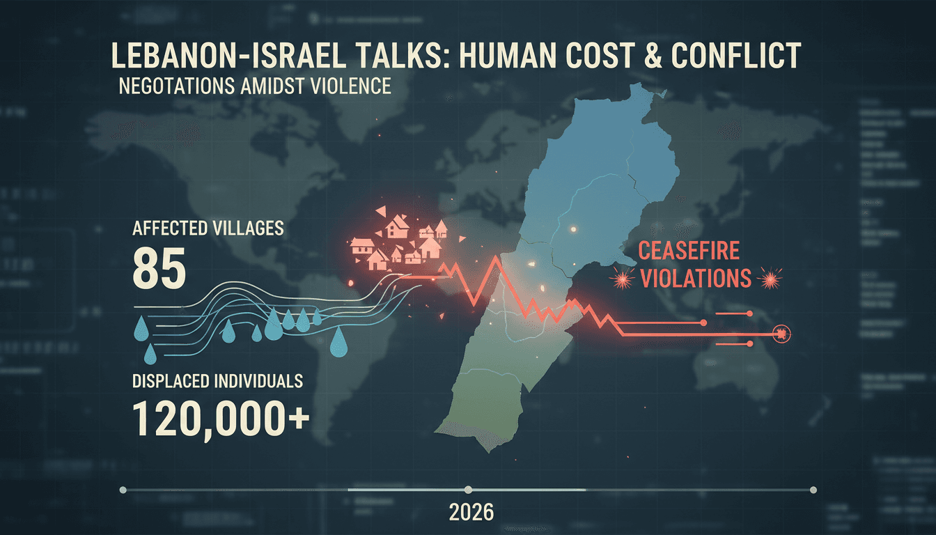 Lebanon and Israel Set for U.S.-Mediated Negotiations Amid Ongoing Ceasefire Violations