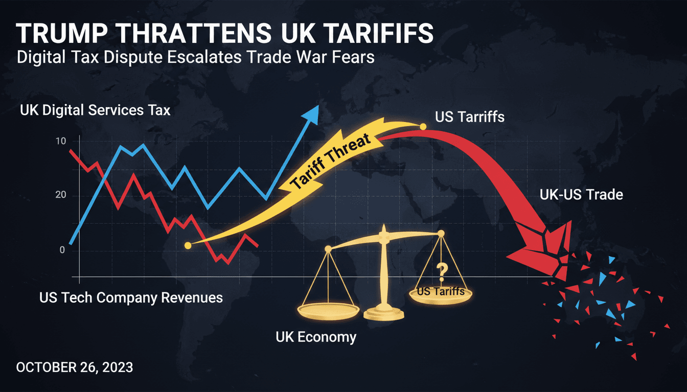 Trump threatens tariffs on UK over digital services tax dispute